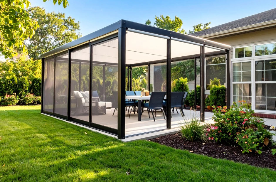 Enhancing Outdoor Living with Motorized Patio Screens