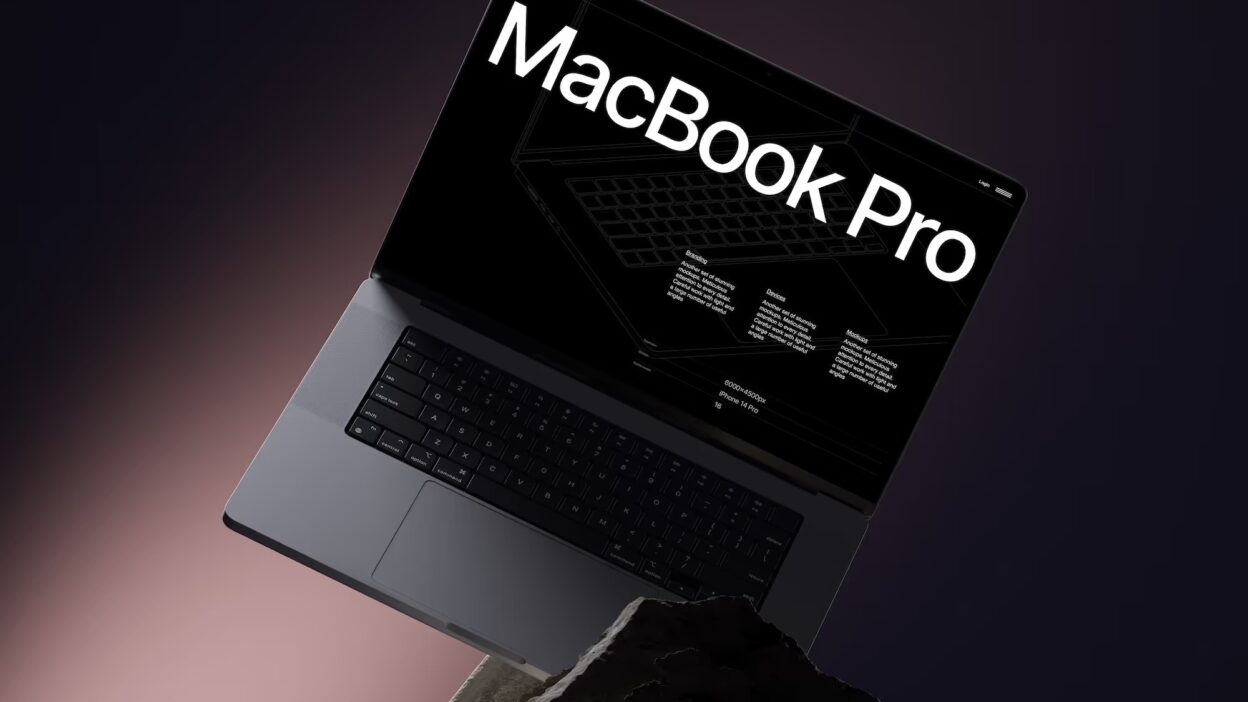 MacBook Mockups with Diverse Hands People