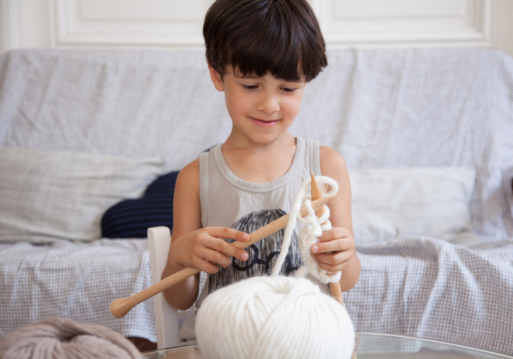 The Benefits of Teaching Children to Knit or Crochet